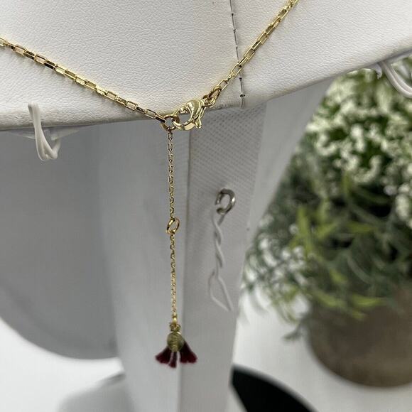 Shashi Designer Magical Pegasus Coin Charm 18K Gold Plated Long Necklace USA - Picture 7 of 12